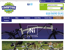 Tablet Screenshot of comptoncycles.co.uk
